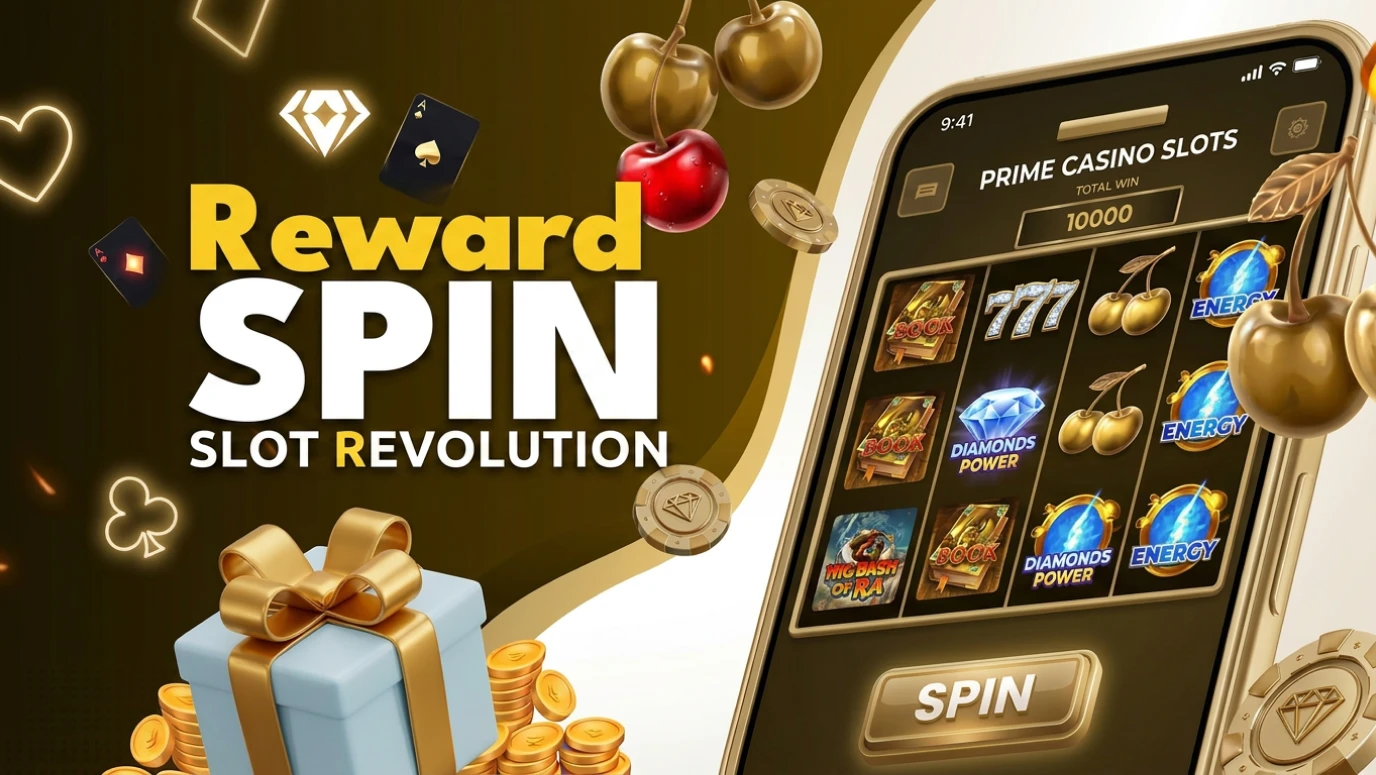 Prime Casino welcome free spins bonus and Reward Spin promotion